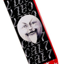 Cal 7 Dogma skateboard deck with black and red graphics and man-on-the-moon illustration