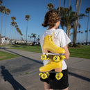 retro yellow roller skates