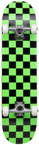 Runner Complete Skateboard | 8" Green Checker