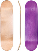 Blank Maple Skateboard Deck | 7.75", 8.0", 8.25", 8.50"