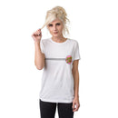 Santa Cruz Women's Other Dot S/S Fitted Crew T-Shirt White