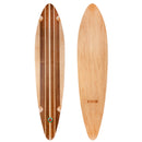 9 inch longboard deck with single layer of walnut