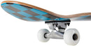 Runner Complete Skateboard | 8" Checker Blue
