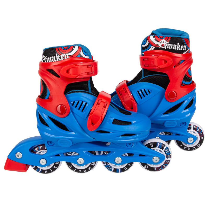 Awaken Adjustable Size Inline Skates | Beginner Roller Hockey Blades For Kids, Boys, Girls