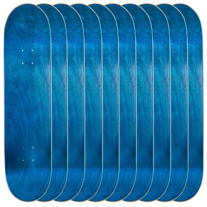 Pack of 10 Blank Skateboard Decks | 7.75, 8.0, 8.25, 8.5