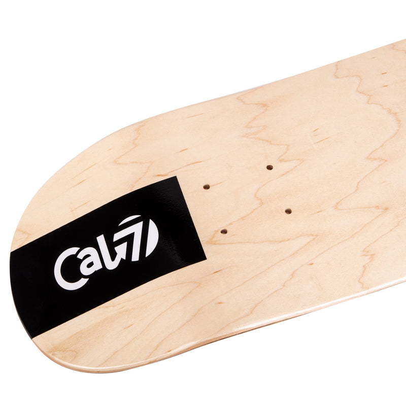 Cal 7 Obsidian Skateboard Deck Maple 7 Ply 7.75 Inch Popsicle Trick