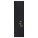 Cal 7 black skateboard griptape with dog design
