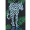Cal 7 black skateboard griptape with leopard design