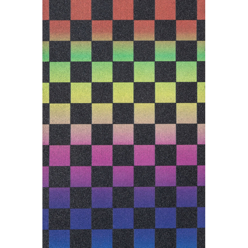 Cal 7 Rainbow Checkerboard Skateboard Griptape