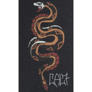 Cal 7 skateboard griptape with snake design
