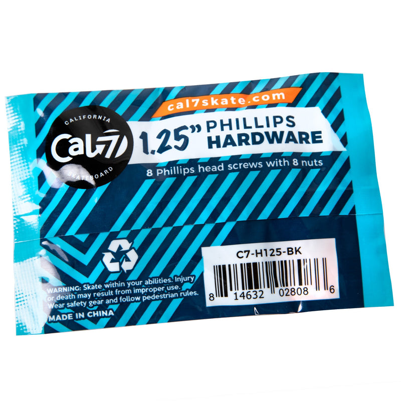 Cal 7 Cruiser Skateboard 1.25" Bolts Phillips Hardware