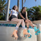 peach quad roller skates for women