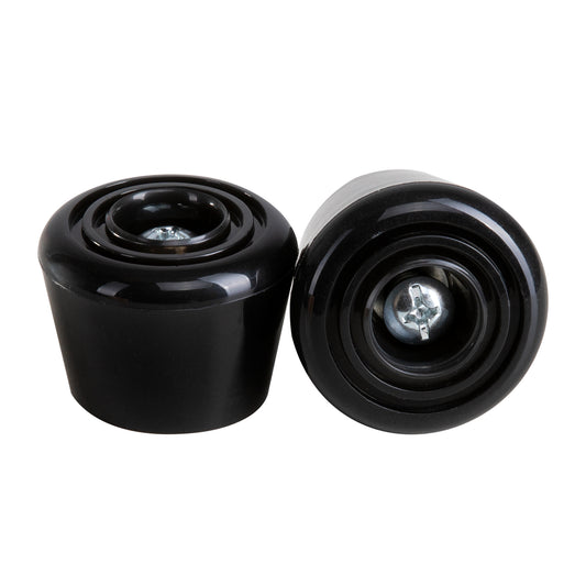 Black C7skates roller skate stoppers made from durable polyurethane PU82A dimensions are 47 by 35 mm 