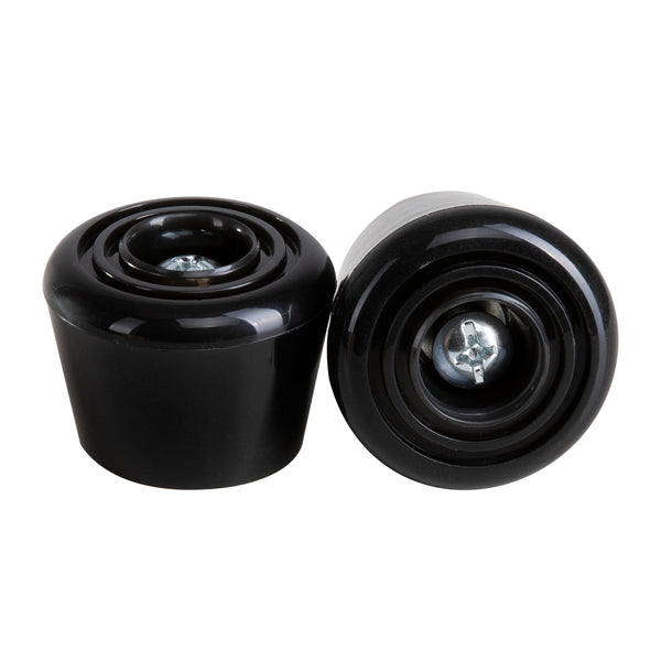 Black C7skates roller skate stoppers made from durable polyurethane PU82A dimensions are 47 by 35 mm 