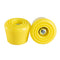 Lemon yellow C7 roller skate stoppers made from durable polyurethane PU82A dimensions are 47 by 35 mm 