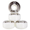 Cal 7 Catch-22 Skateboard Wheels, 52mm & 100A, Black & White Design (Arcade)