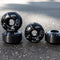 Cal 7 Catch-22 Skateboard Wheels, 52mm & 100A, Black & White Design (Interstellar)