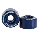 Blossom dark blue C7skates roller skate wheels made from durable polyurethane PU83A 58 mm diameter