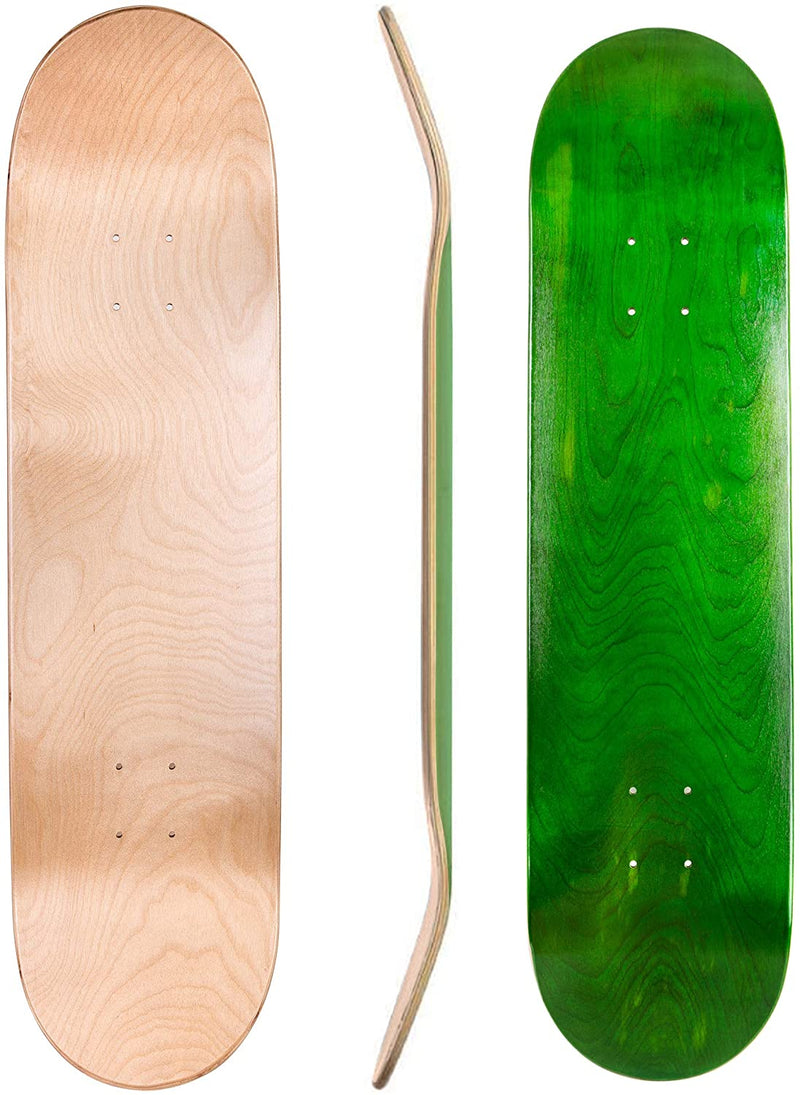 Blank Maple Skateboard Deck | 7.75", 8.0", 8.25", 8.50"