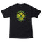 Independent Mens Neon Cross S/S Regular T-Shirt Black