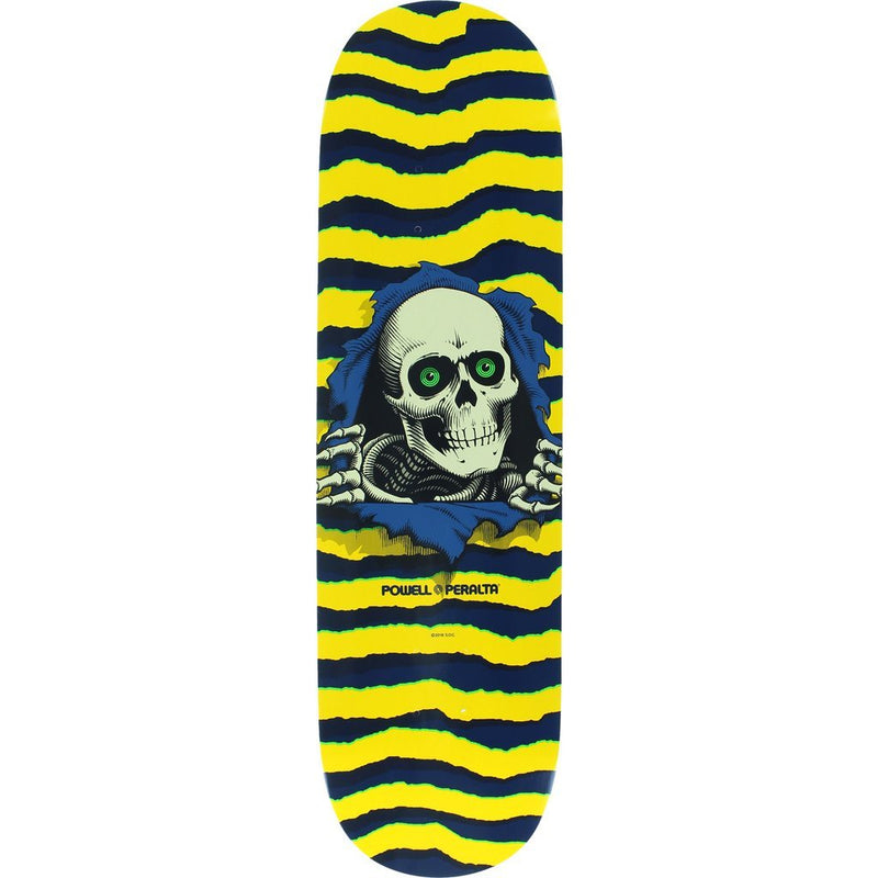 Powell Peralta 8.5" Ripper Yellow/Navy Skateboard Deck