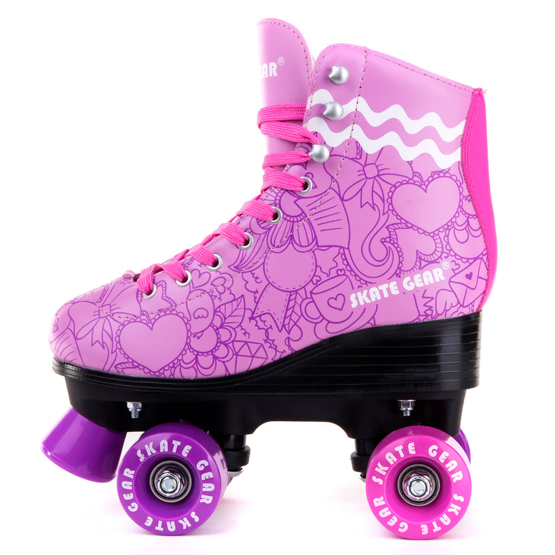 Skate Gear Graphic Roller Skates