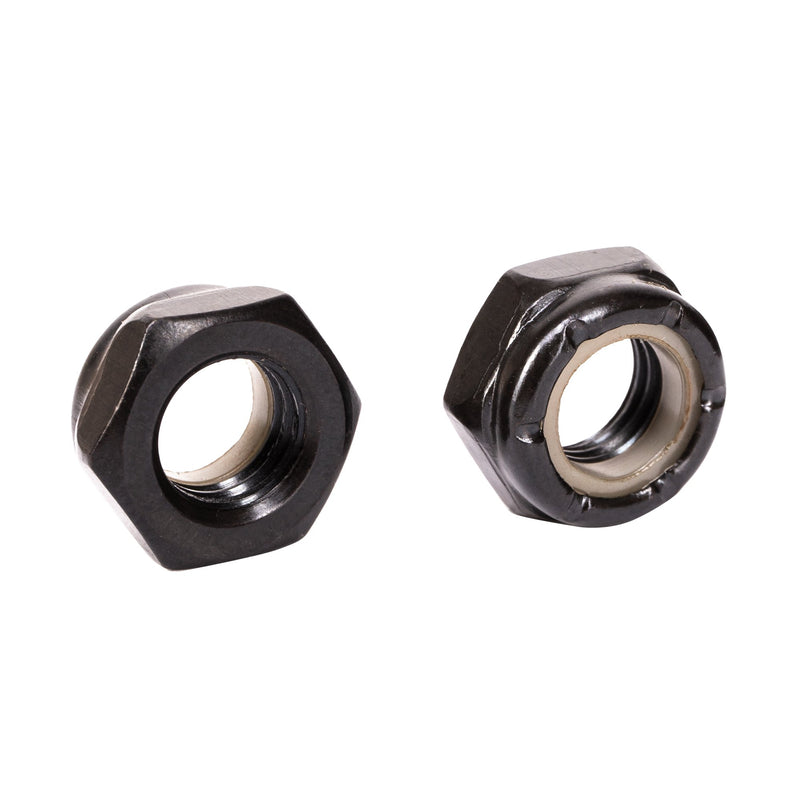 Cal 7 Black 40mm Skateboard Axle Nuts | 100 Pack