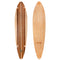 9 inch longboard deck with single layer of walnut