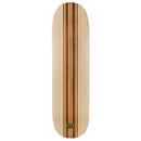 Blank 8.5 inch skateboard deck with bamboo strip