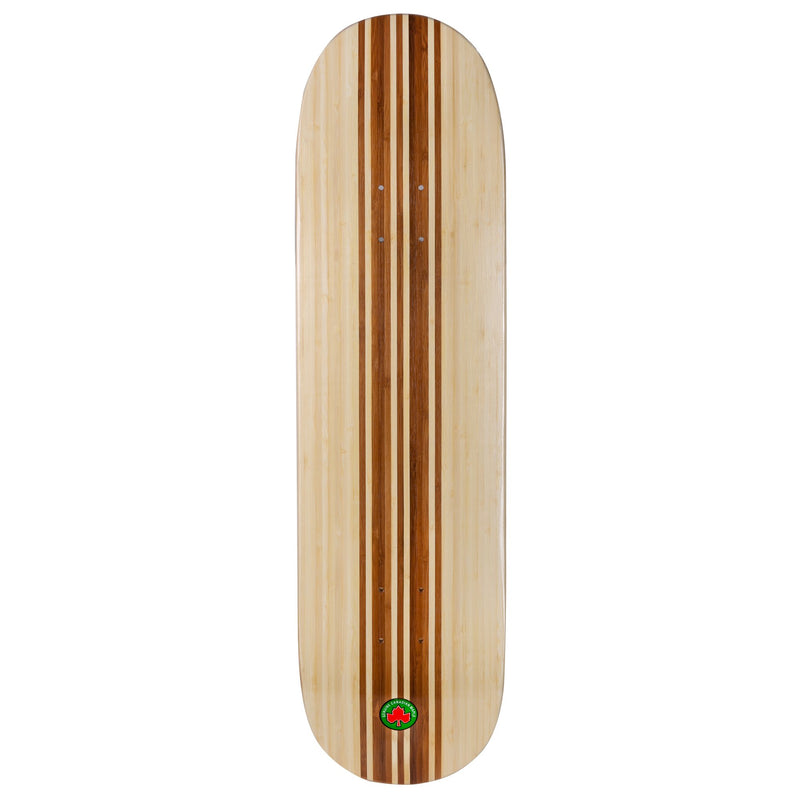 Blank 8.0 inch skateboard deck with bamboo bottom layer