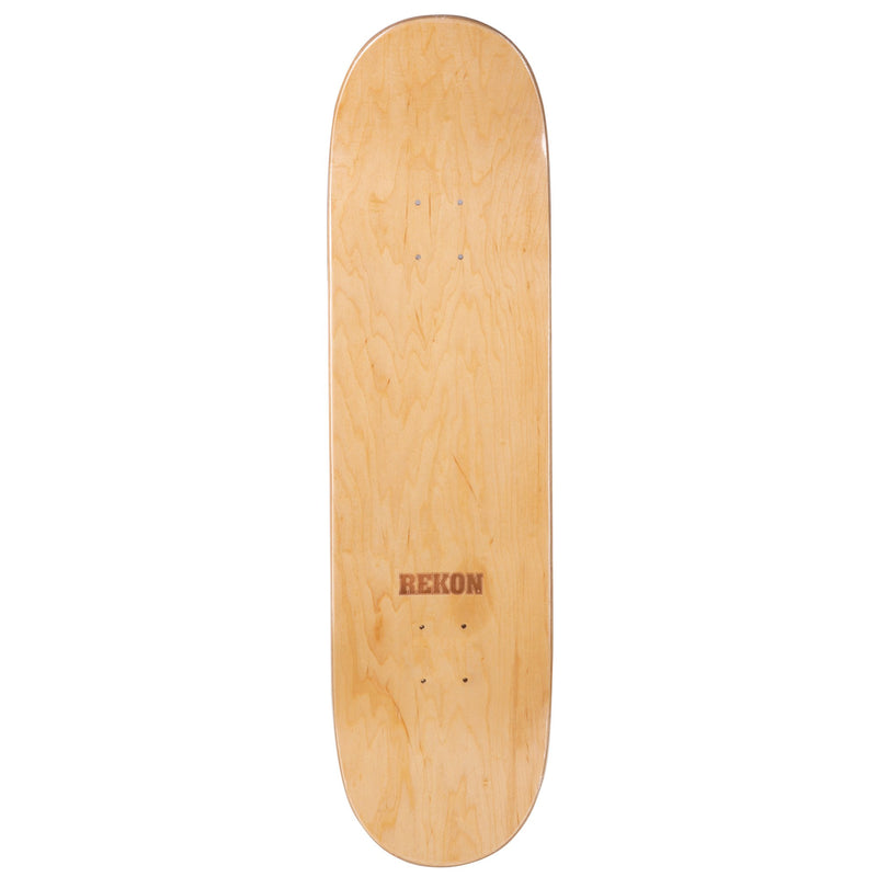 Blank 8.5 inch skateboard deck with bamboo strip