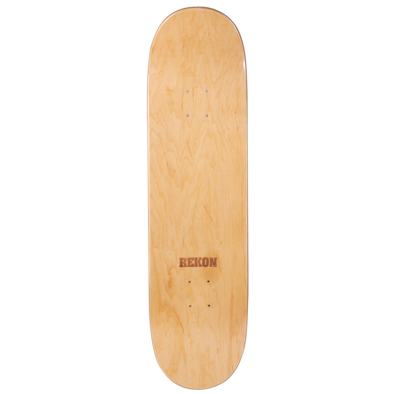 Blank 8.25 inch skateboard deck with bamboo layer