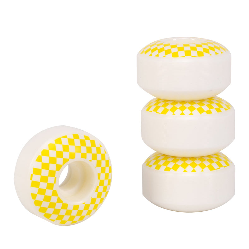 Cal 7 yellow checker skateboard wheels
