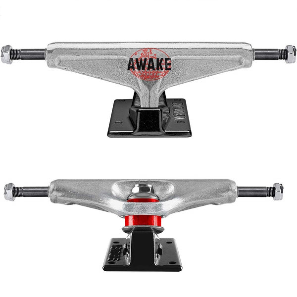 Venture 5.25" Global Takover V-Light Skateboard Trucks Raw/Black